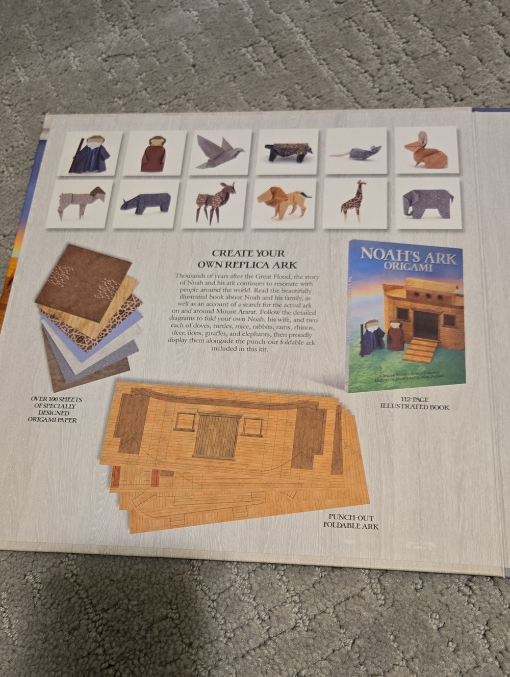 Noah's Ark Origami Craft Kit NWT - Picture 3 of 4
